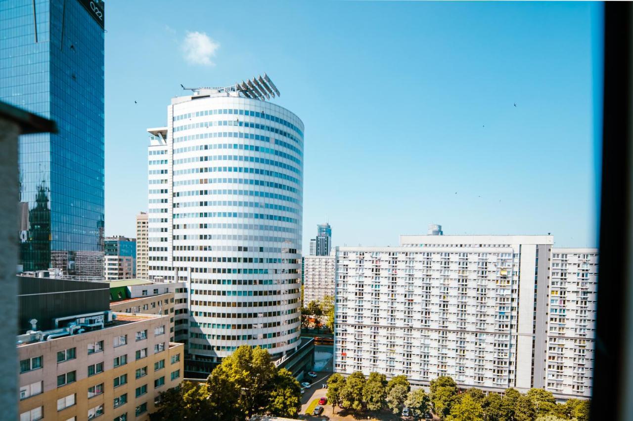 Bright 14Th Floor Central Home With Balcony & Views Warsaw Luaran gambar