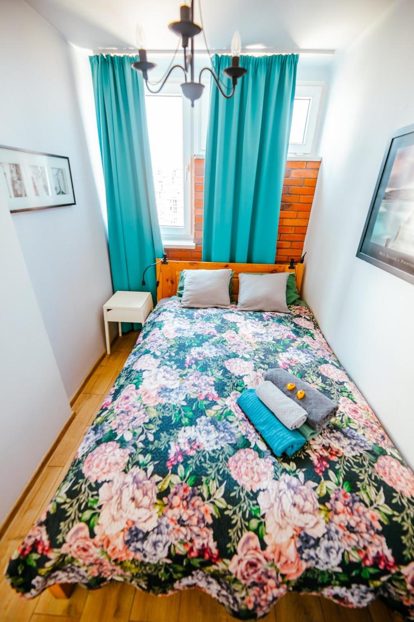 Bright 14Th Floor Central Home With Balcony & Views Warsaw Luaran gambar