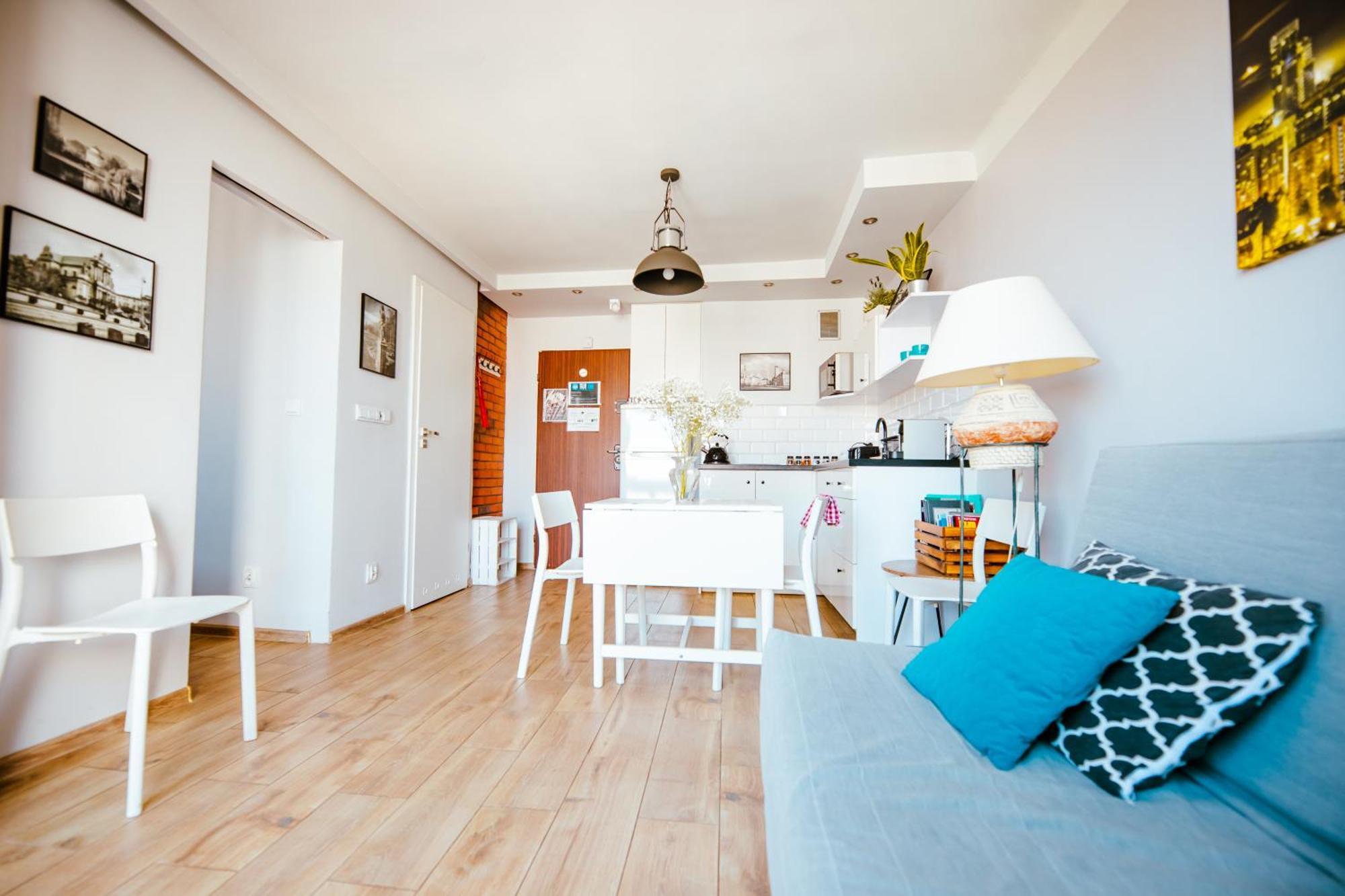Bright 14Th Floor Central Home With Balcony & Views Warsaw Luaran gambar