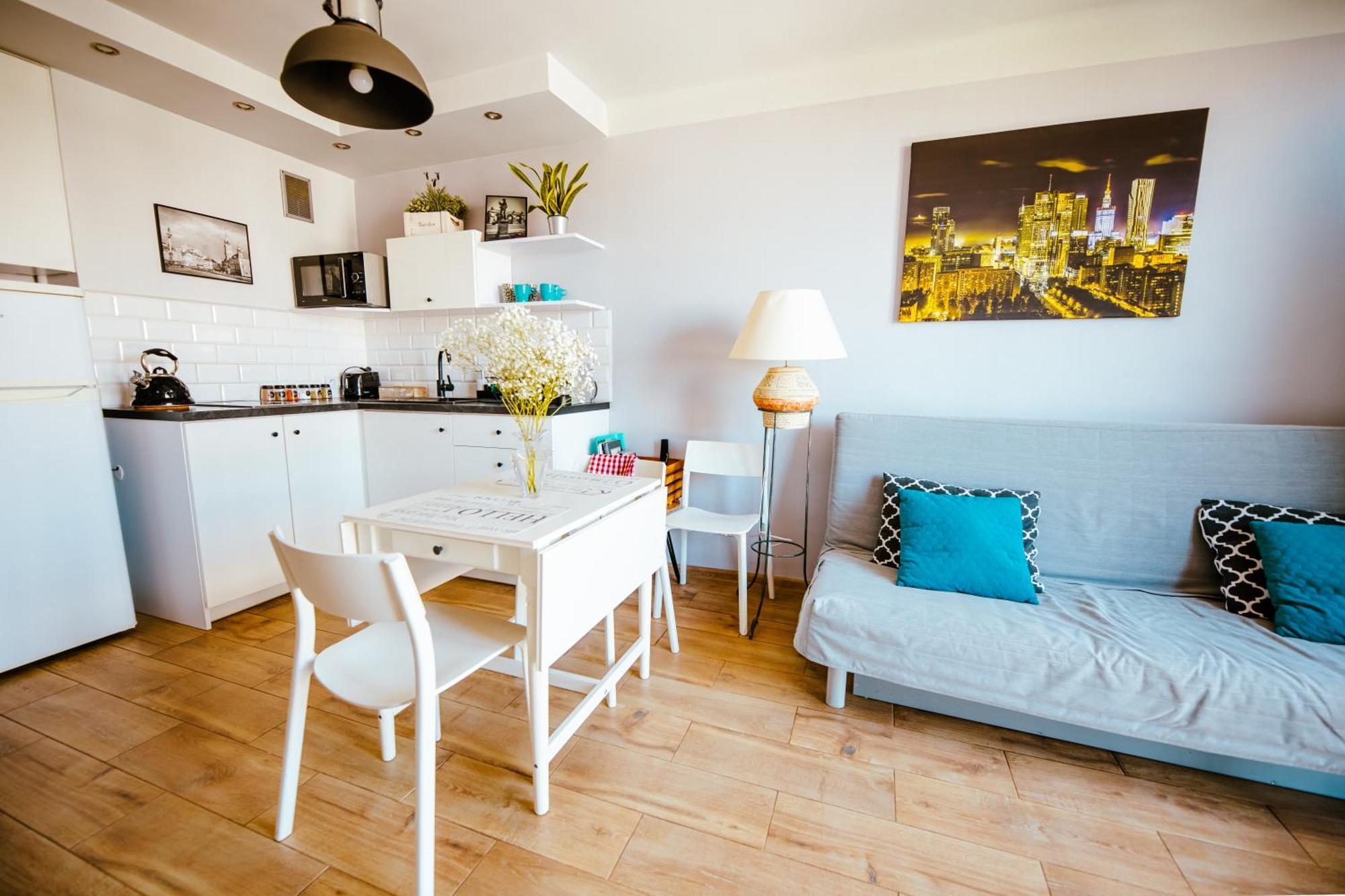 Bright 14Th Floor Central Home With Balcony & Views Warsaw Luaran gambar